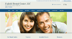 Desktop Screenshot of enfielddentalcenter.com